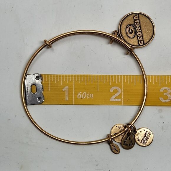 ALEX and ANI Georgia Gold Tone Bangle Bracelet - Picture 3 of 6